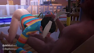 Two boys having rough anal sex Sims 4 gay sex bunny femboy